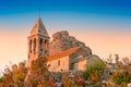 Ruins of fortress ÃÅaÃÂvina and church All the Saints Royalty Free Stock Photo